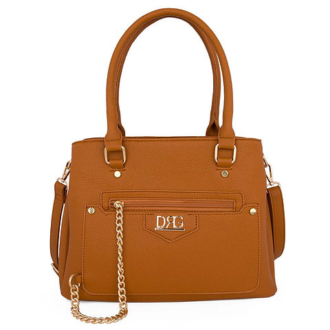 Τσάντα Ώμου Καφέ με Αλυσίδα – Elegant Street Chic