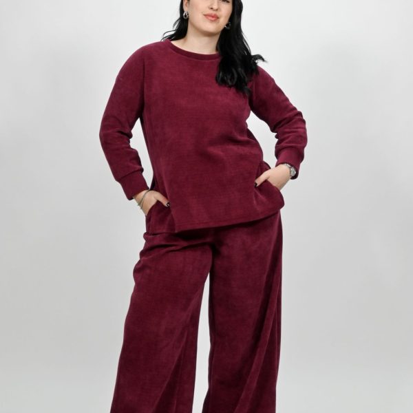 Παντελόνα Σενίλ plus size