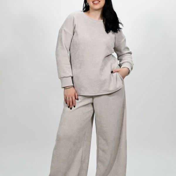 Παντελόνα Σενίλ plus size