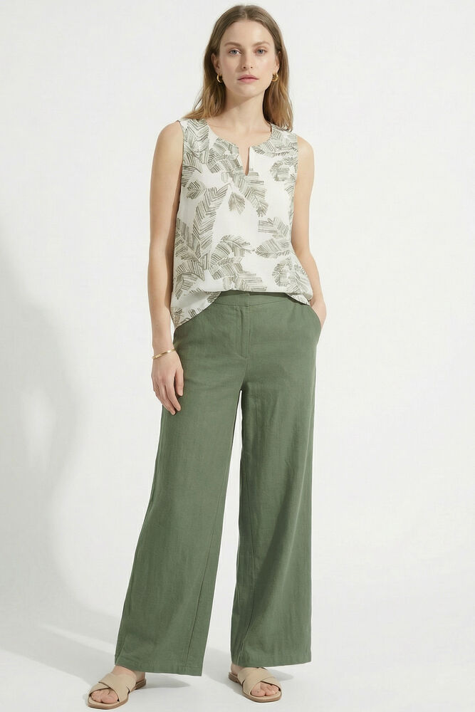Xακί Παντελόνα LINEN-LOOK - Image 2